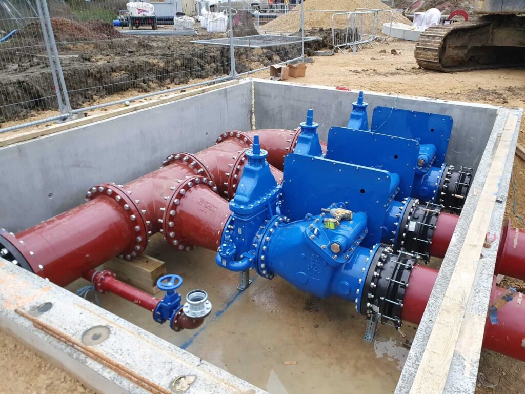 Budowa komór zasuw wodno-kanalizacyjnych