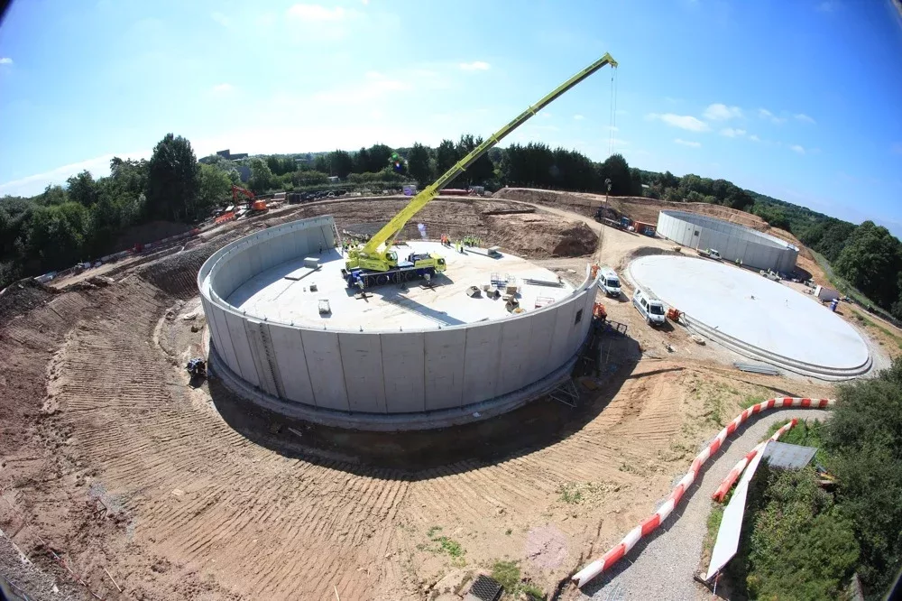 Budowa osadników ściekowych i deszczowych